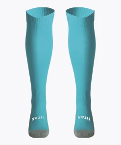 T1TAN Chaussettes de football Bleu clair- Chaussettes