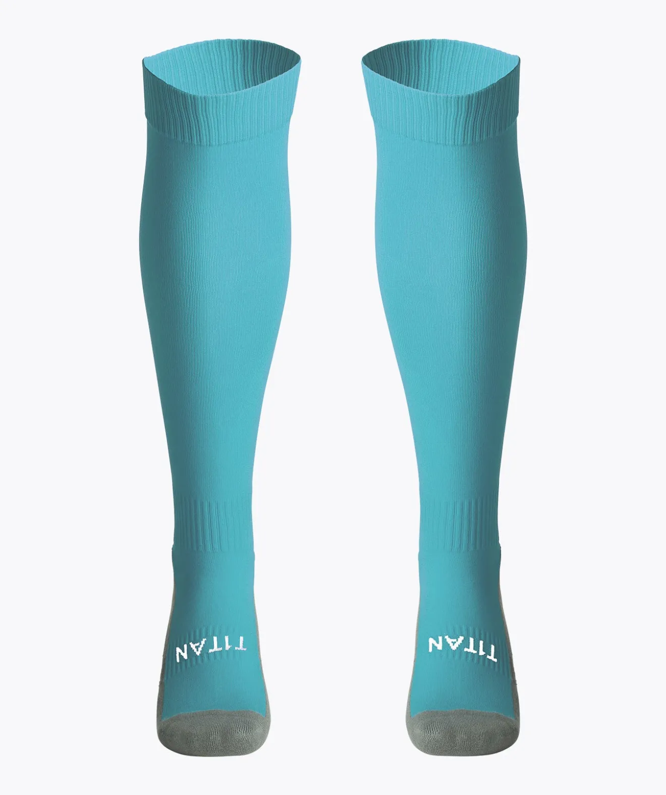 T1TAN Chaussettes de football Bleu clair- Chaussettes