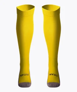 T1TAN Chaussettes de football Jaune- Chaussettes
