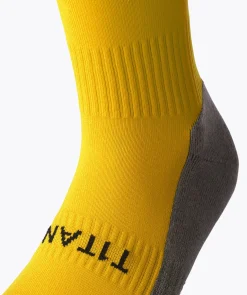 T1TAN Chaussettes de football Jaune- Chaussettes