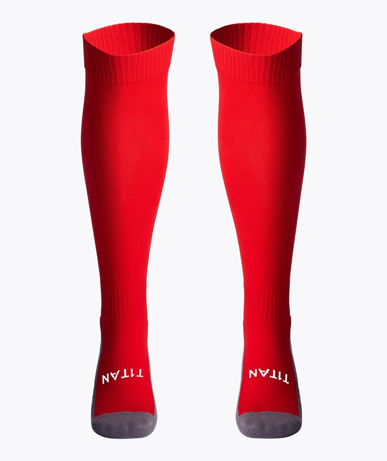 T1TAN Chaussettes de football Rouge- Chaussettes