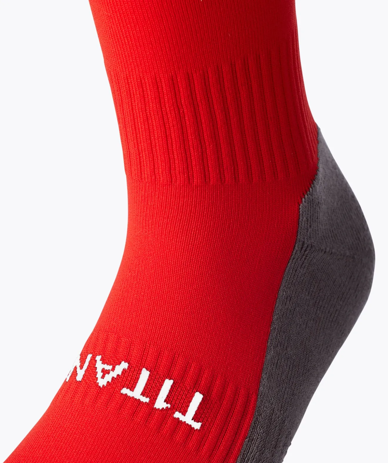 T1TAN Chaussettes de football Rouge- Chaussettes
