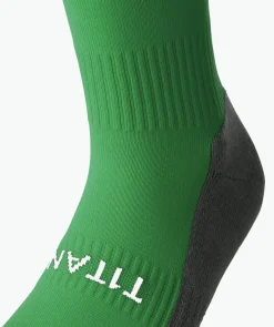 T1TAN Chaussettes de football Vert- Chaussettes