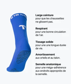T1TAN Grip Socks - Bleu- Chaussettes