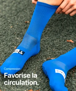 T1TAN Grip Socks - Bleu- Chaussettes
