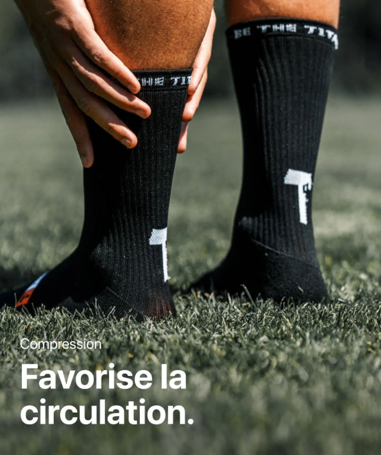 T1TAN Grip Socks - Noir- Chaussettes