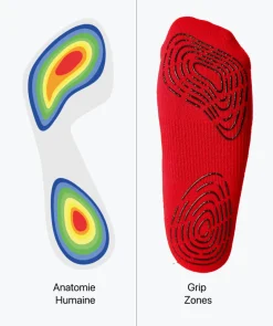 T1TAN Grip Socks - Rouge- Chaussettes