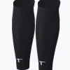 T1TAN Jambières de Foot Noir- Chaussettes