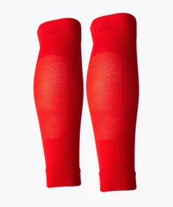 T1TAN Jambières de Foot Rouge- Chaussettes