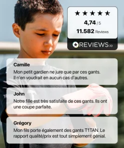 T1TAN Rebel 2.0 Fluo Pink Junior-Enfant Rebel Collection | Gants De Gardien Pour Enfants