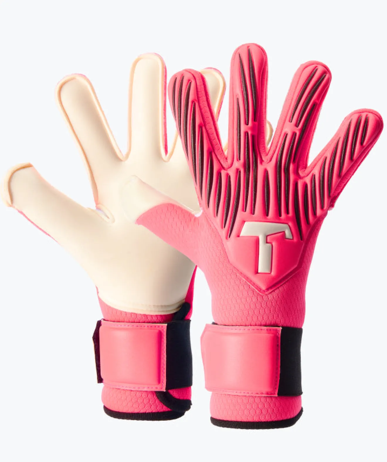 T1TAN Rebel 2.0 Fluo Pink Junior (FP)-Enfant Gants De Gardien Pour Enfants | Rebel Collection