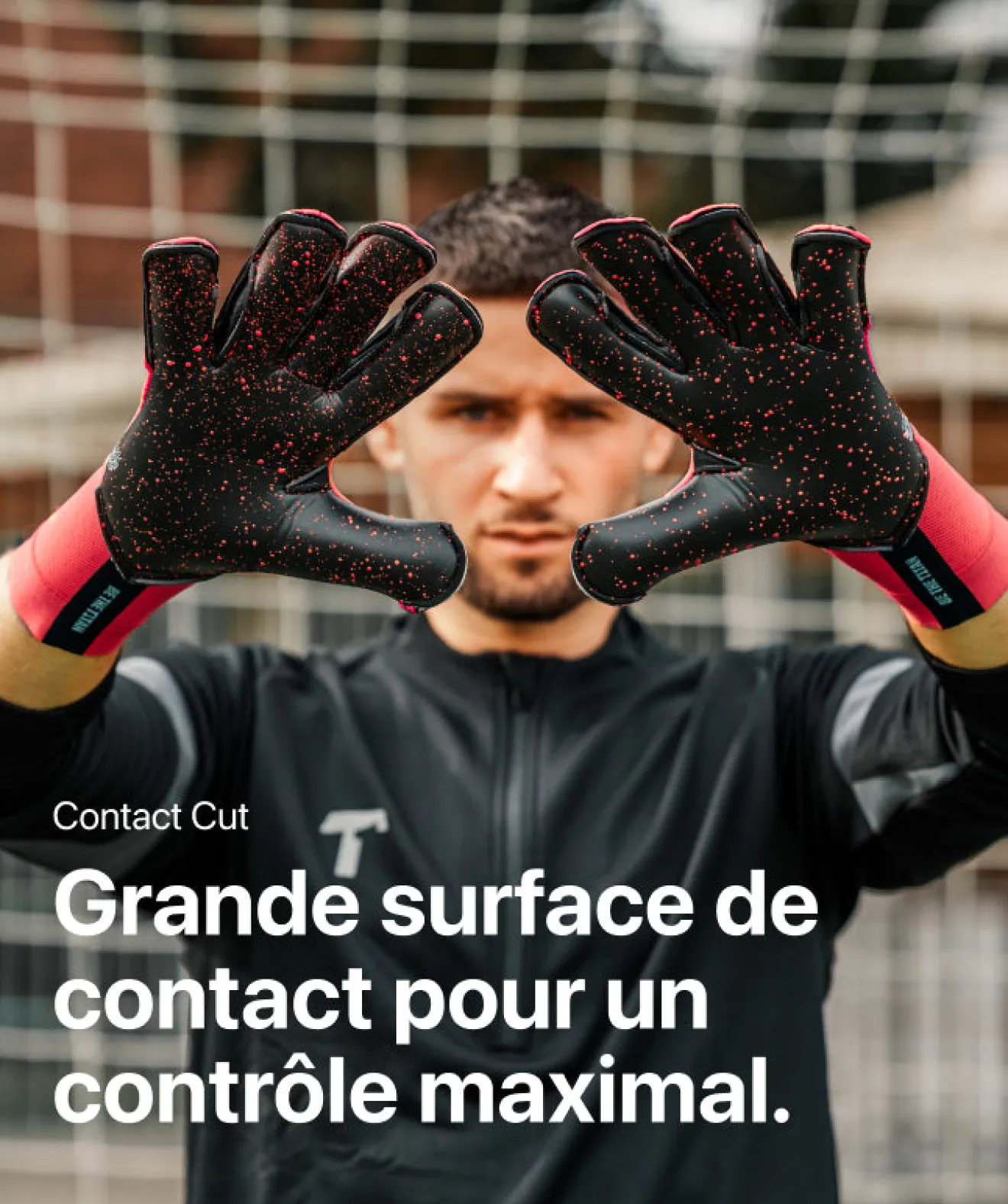T1TAN Rebel 2.0 Solar Red- Rebel Collection | Gants De Gardien Pour Enfants