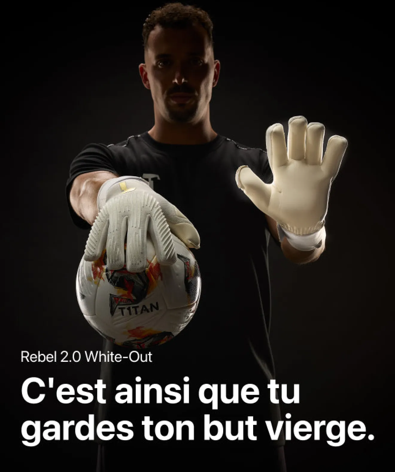 T1TAN Rebel 2.0 White-Out (FP)- Rebel Collection | Avec Protection Des Doigts