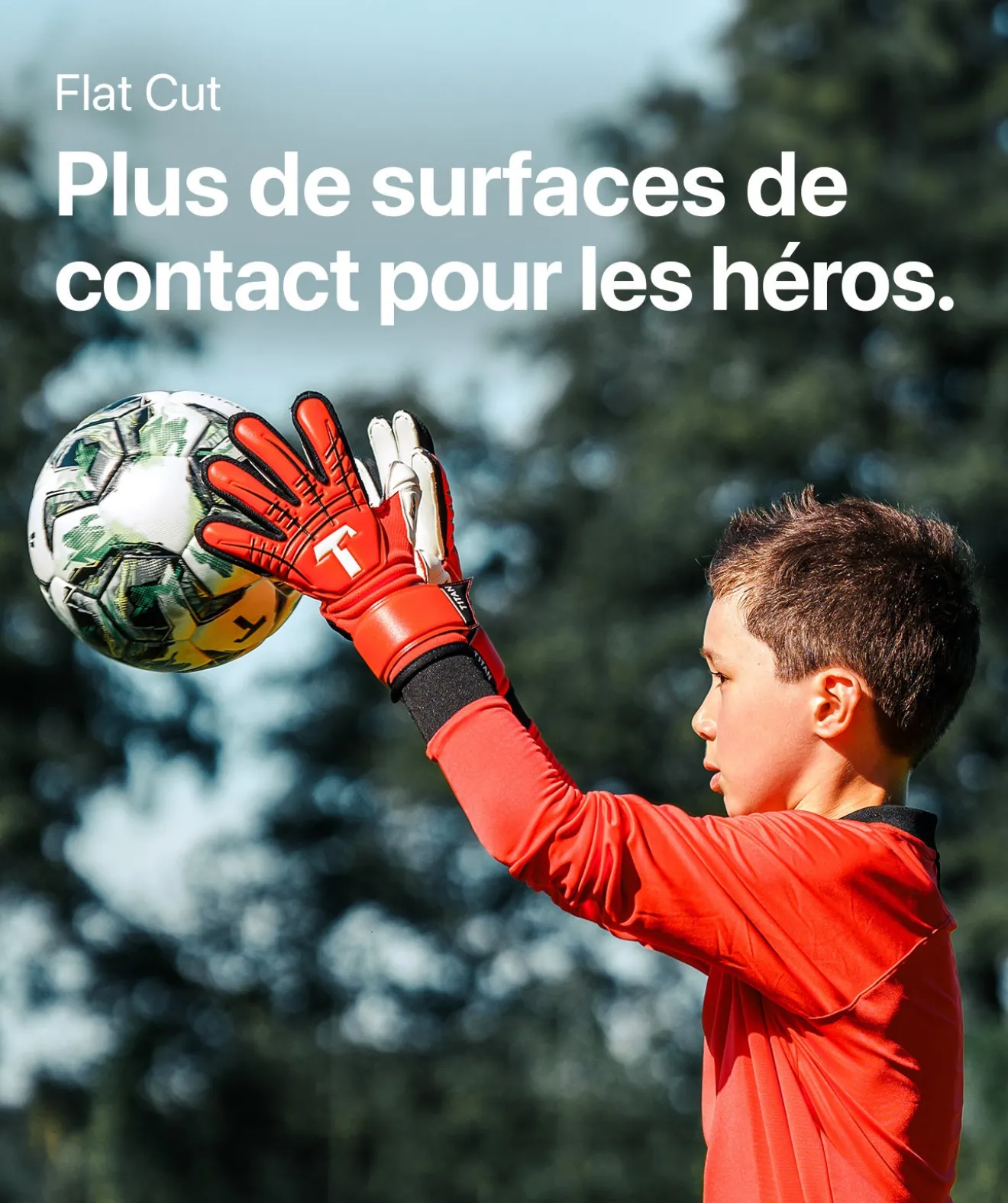 T1TAN Red Beast Junior 3.0 (FP)-Enfant Gants De Gardien Pour Enfants | Beast Collection
